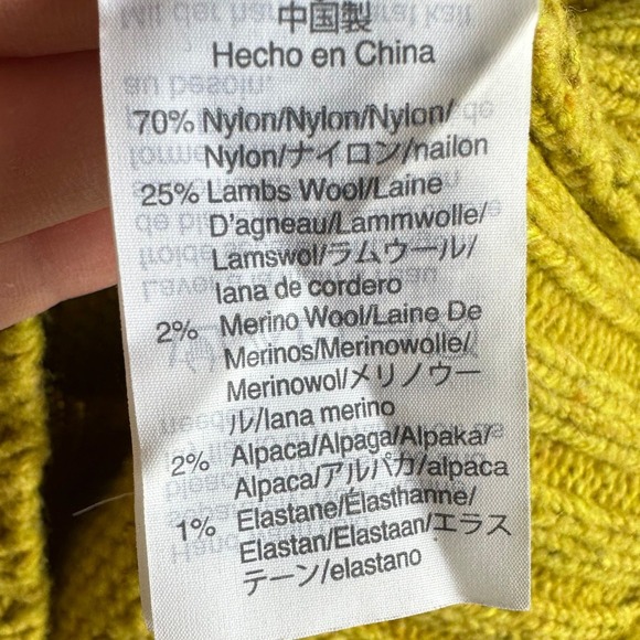 J Crew Fair Isle Beaded Lambs Wool Sweater Cozy Cottagecore Nordic Winter Size S - Picture 9 of 10